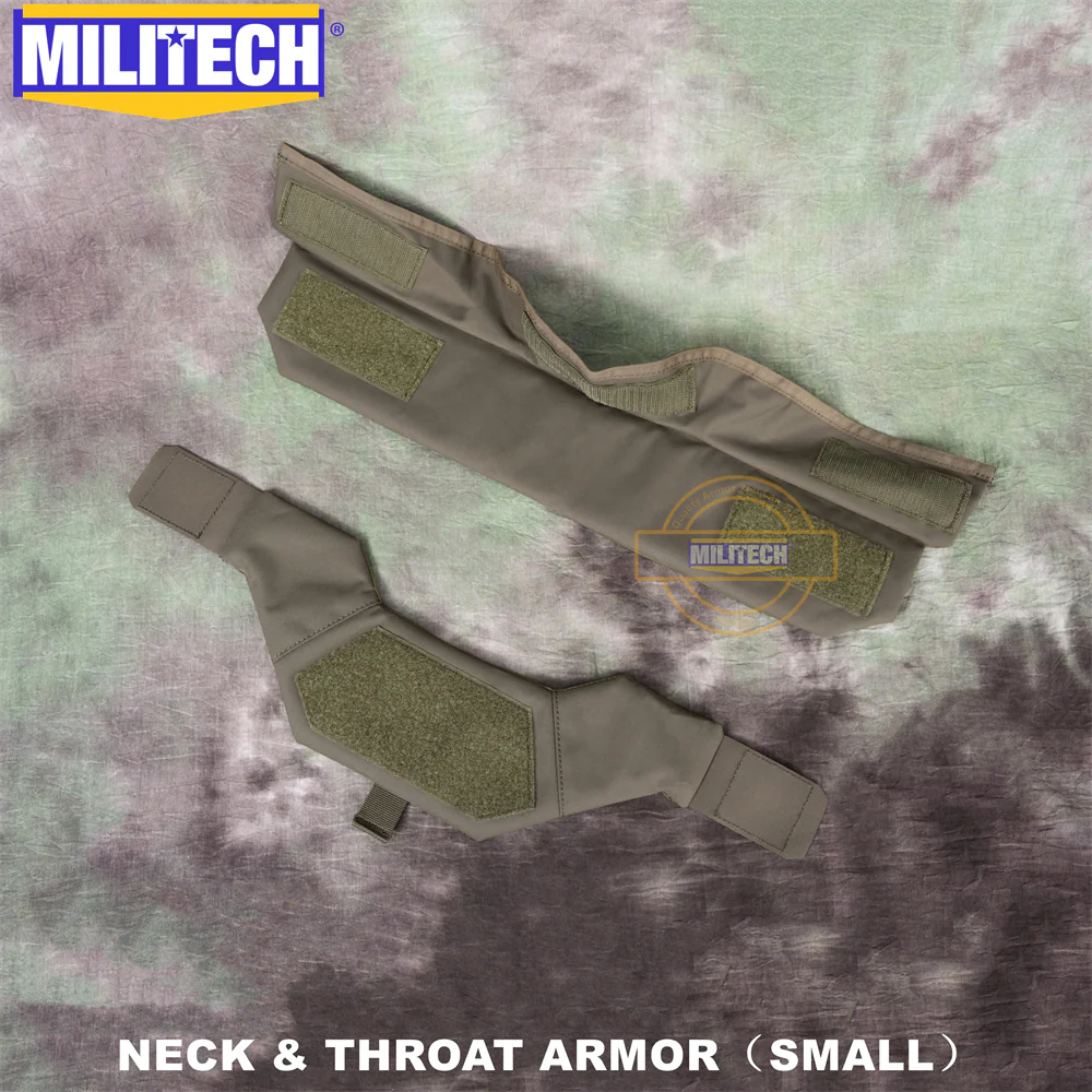 MILITECH® NIJ IIIA 0108.01 Modular Ballistic Neck and Throat Protector (Small) - Image 3