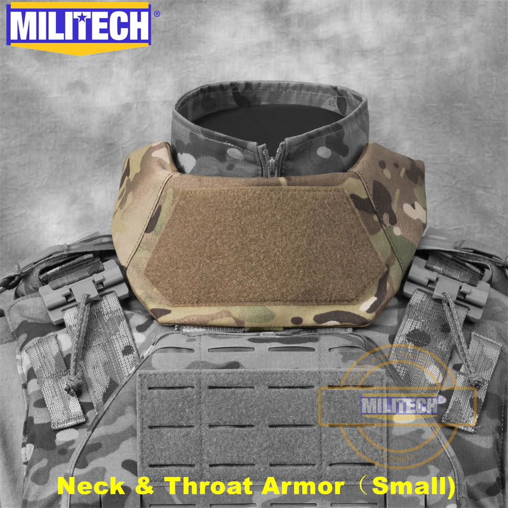 MILITECH® NIJ IIIA 0108.01 Modular Ballistic Neck and Throat Protector (Small) - Image 5