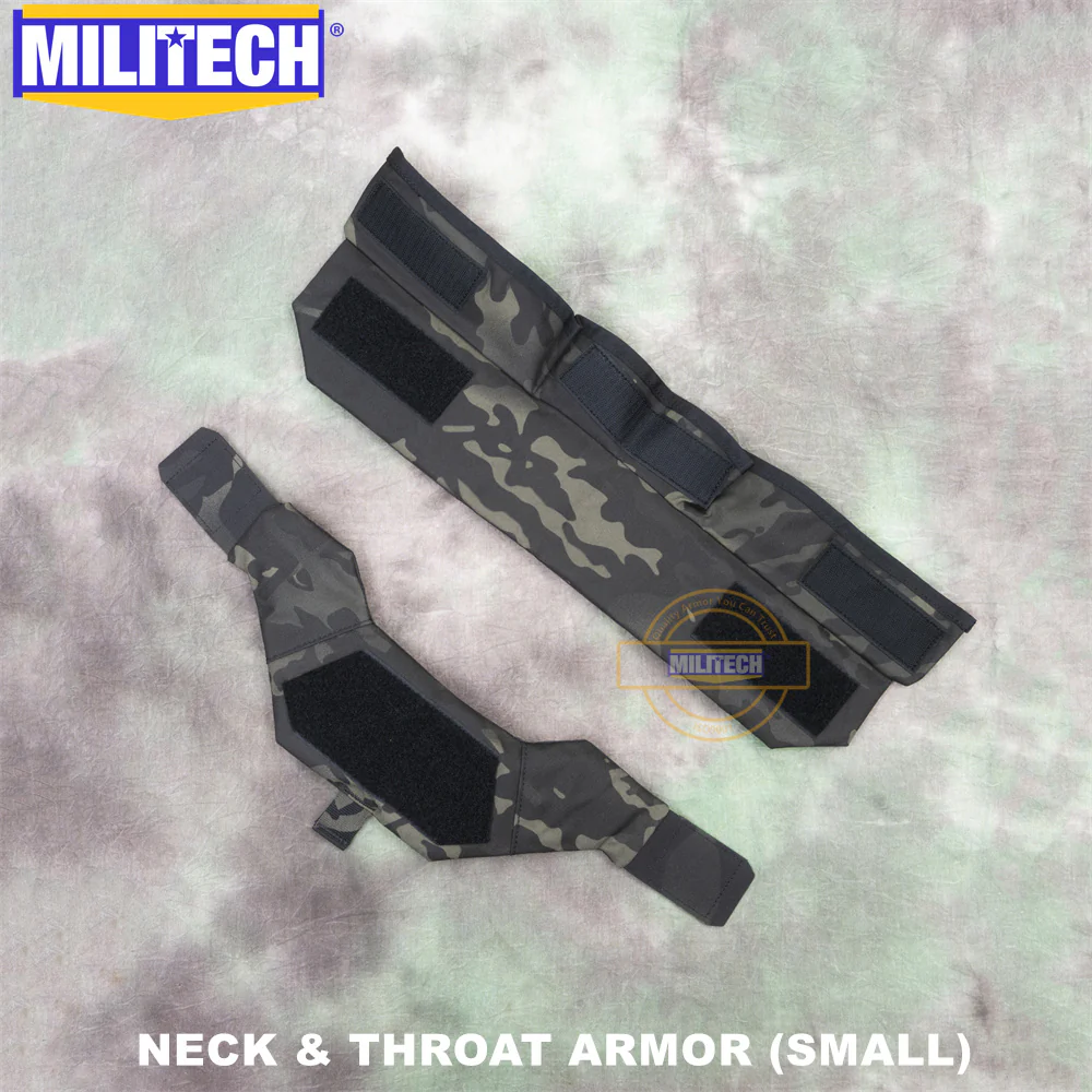 MILITECH® NIJ IIIA 0108.01 Modular Ballistic Neck and Throat Protector (Small) - Image 9