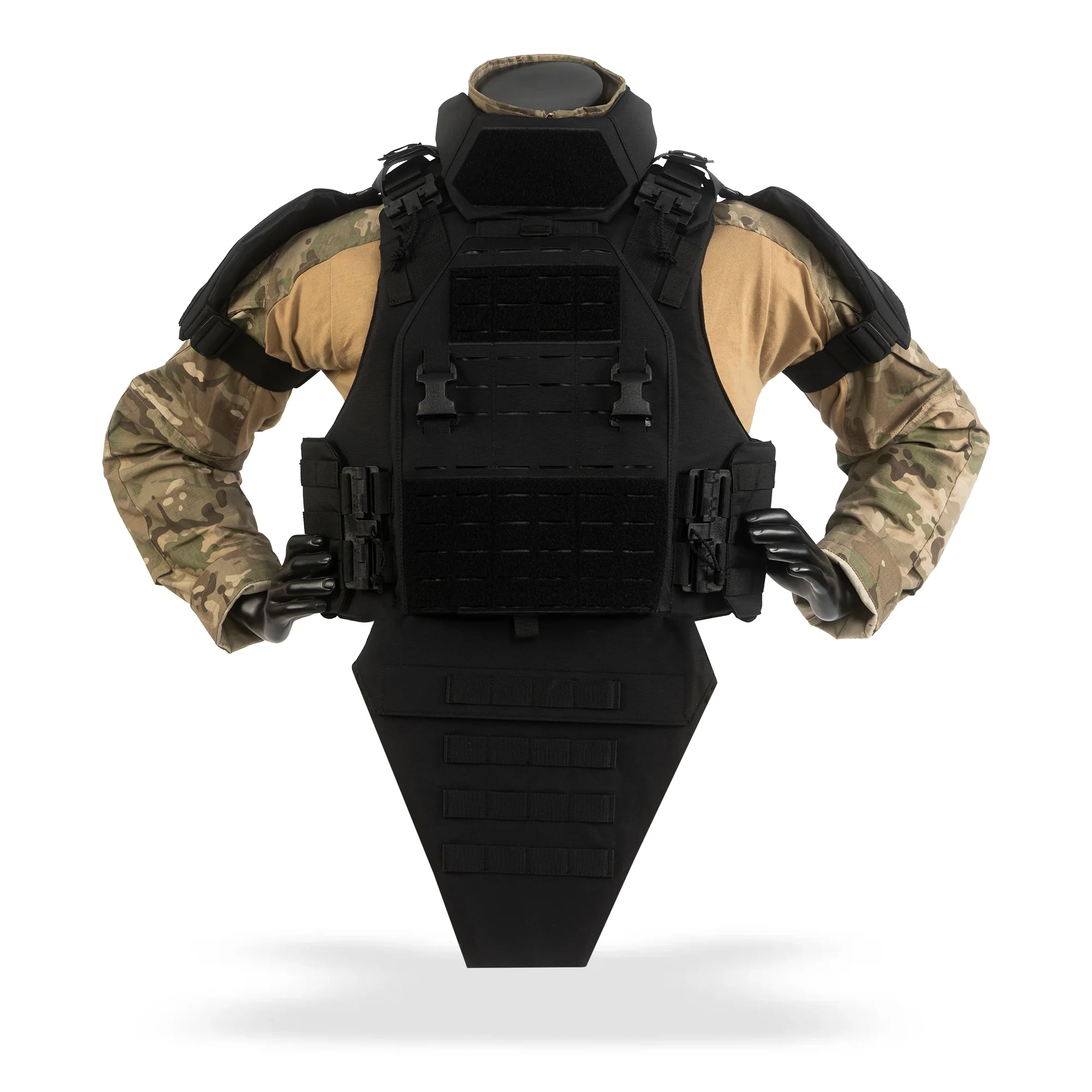 MILITECH® NIJ IIIA 0101.06 & NIJ 0101.07 HG2 Improved Outer Tactical Vest IOTV Gen5 Quick Release Full Body Armor Ballistic Vest - Image 14