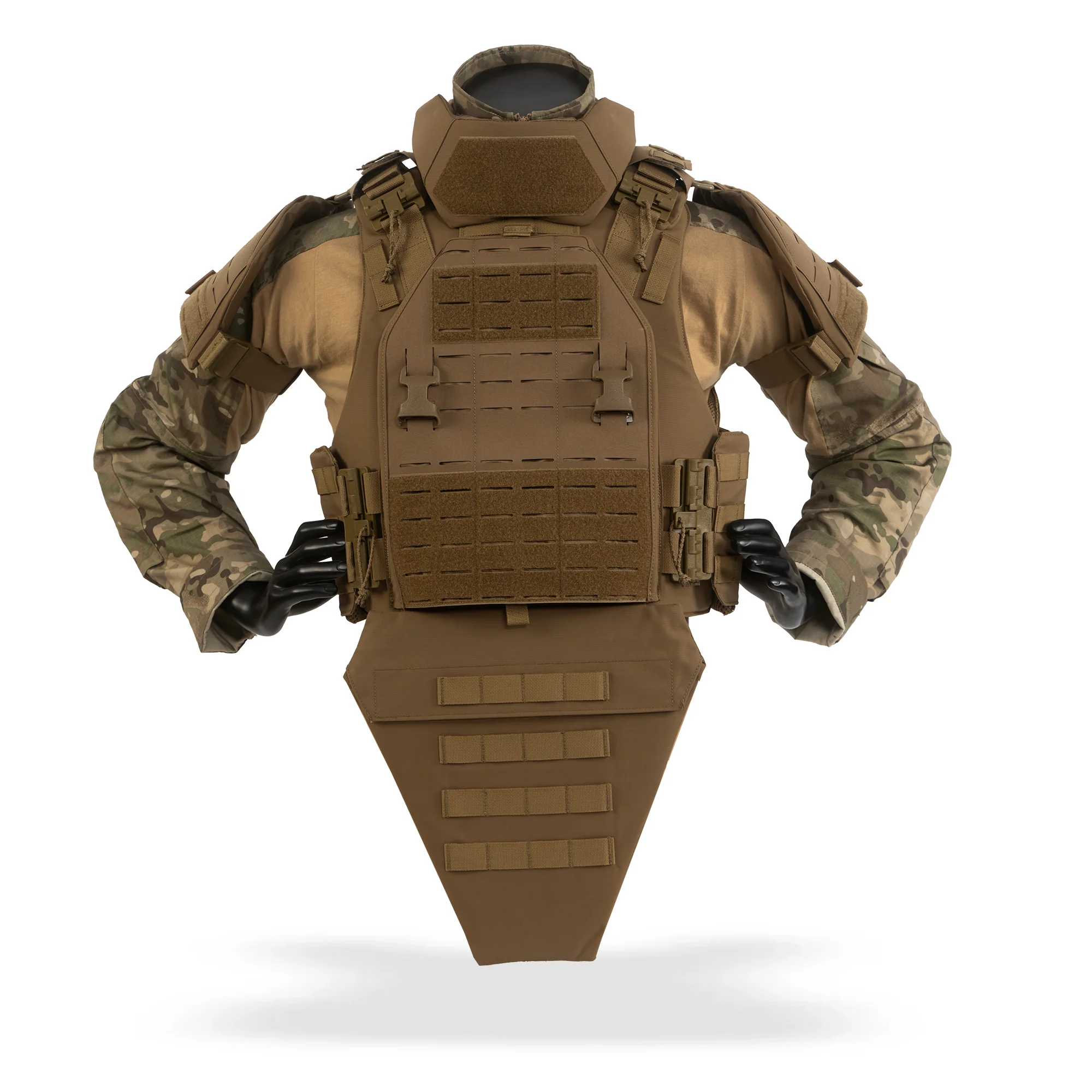 MILITECH® NIJ IIIA 0101.06 & NIJ 0101.07 HG2 Improved Outer Tactical Vest IOTV Gen5 Quick Release Full Body Armor Ballistic Vest - Image 16