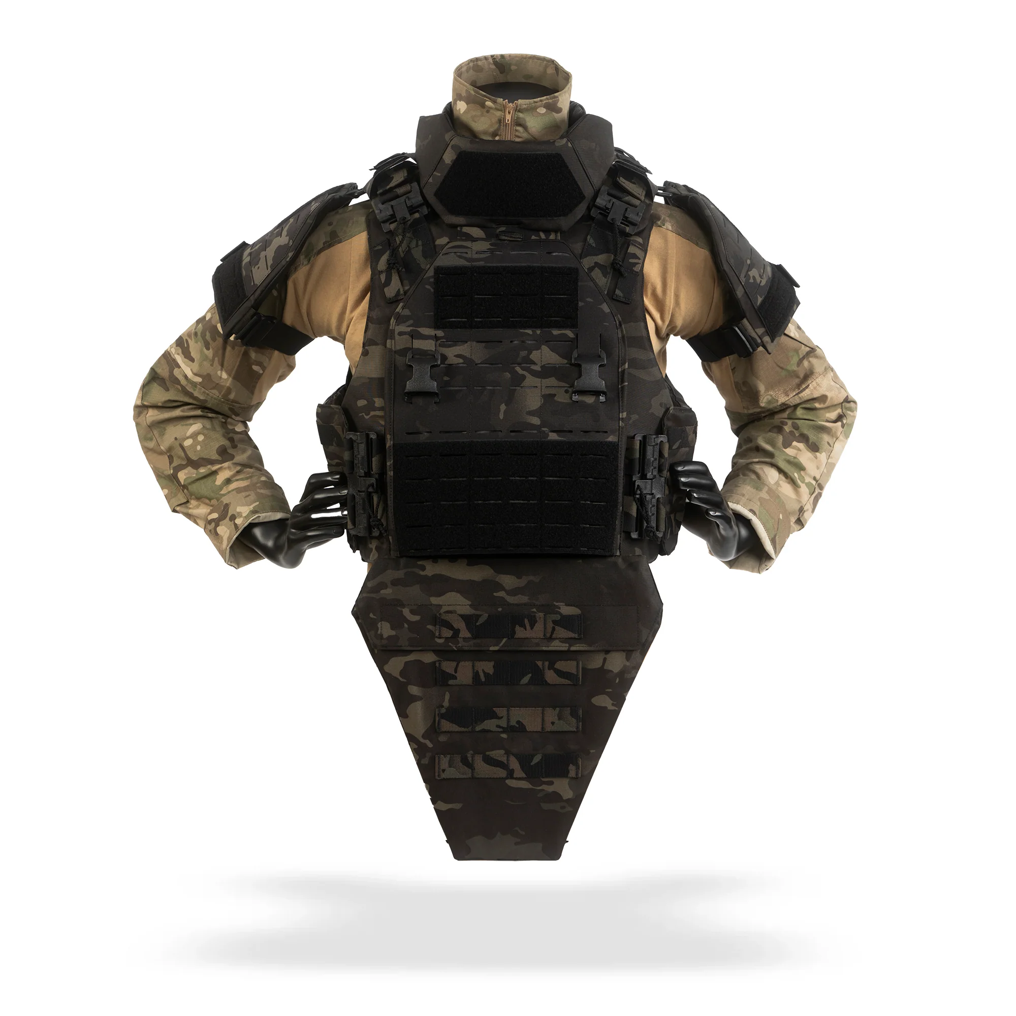 MILITECH® NIJ IIIA 0101.06 & NIJ 0101.07 HG2 Improved Outer Tactical Vest IOTV Gen5 Quick Release Full Body Armor Ballistic Vest - Image 17